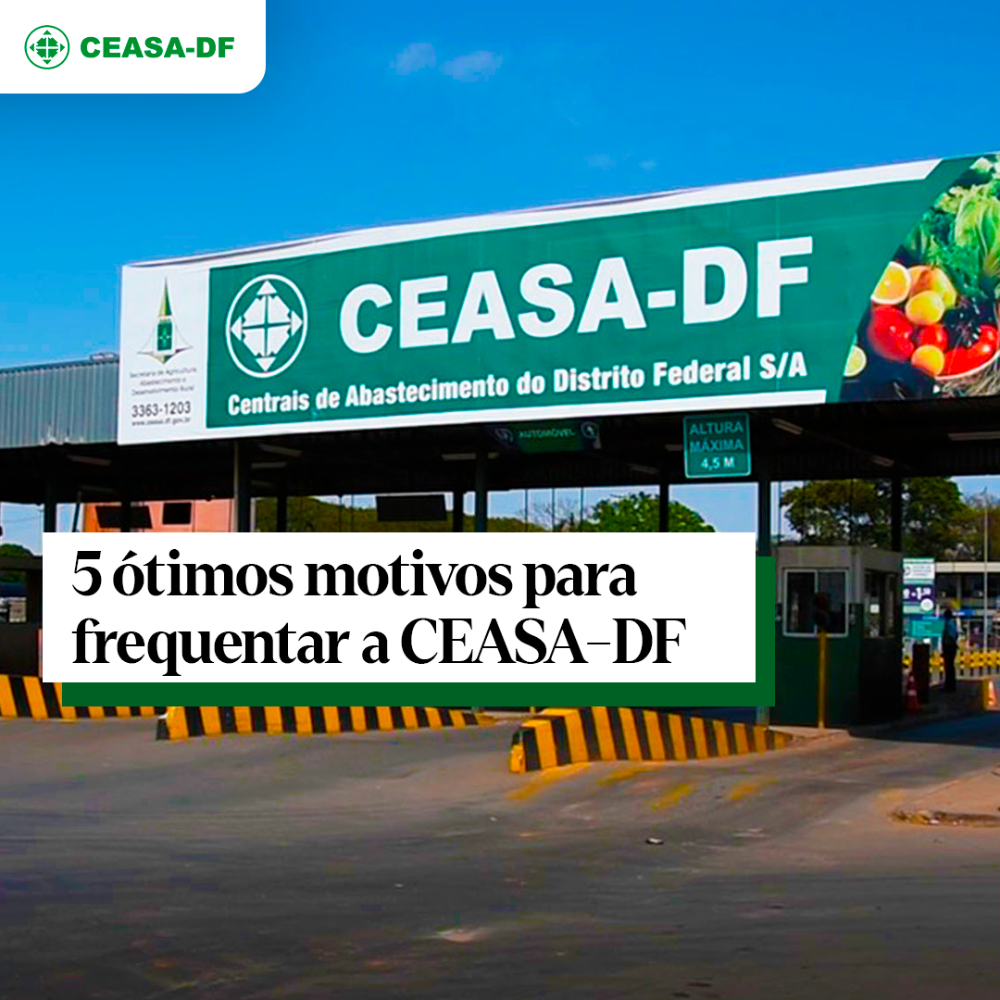 Cinco ótimos motivos para frequentar a CEASA-DF